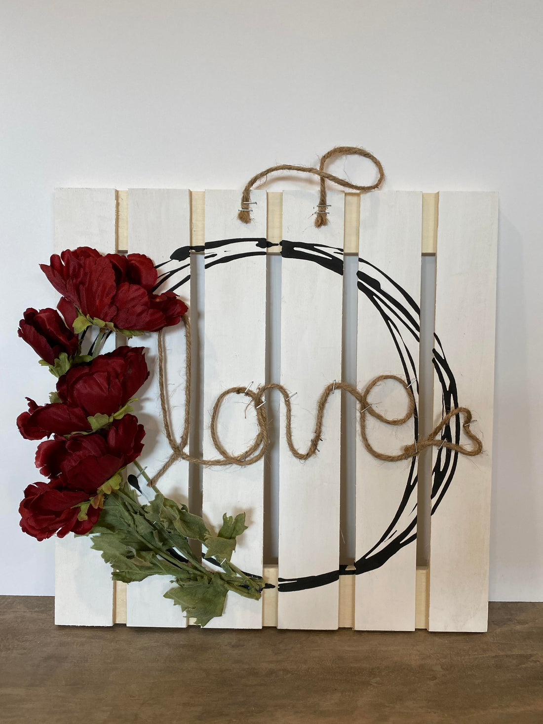 Cadre bois "Love" - Bourgogne