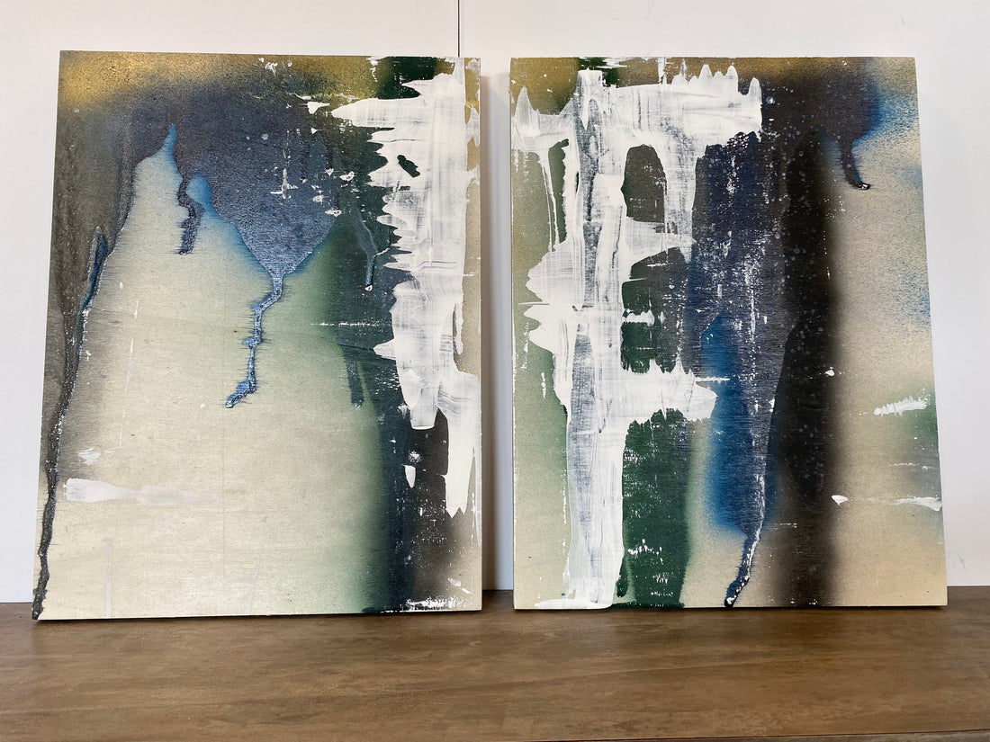 Ensemble de 2 toiles "Alizé"