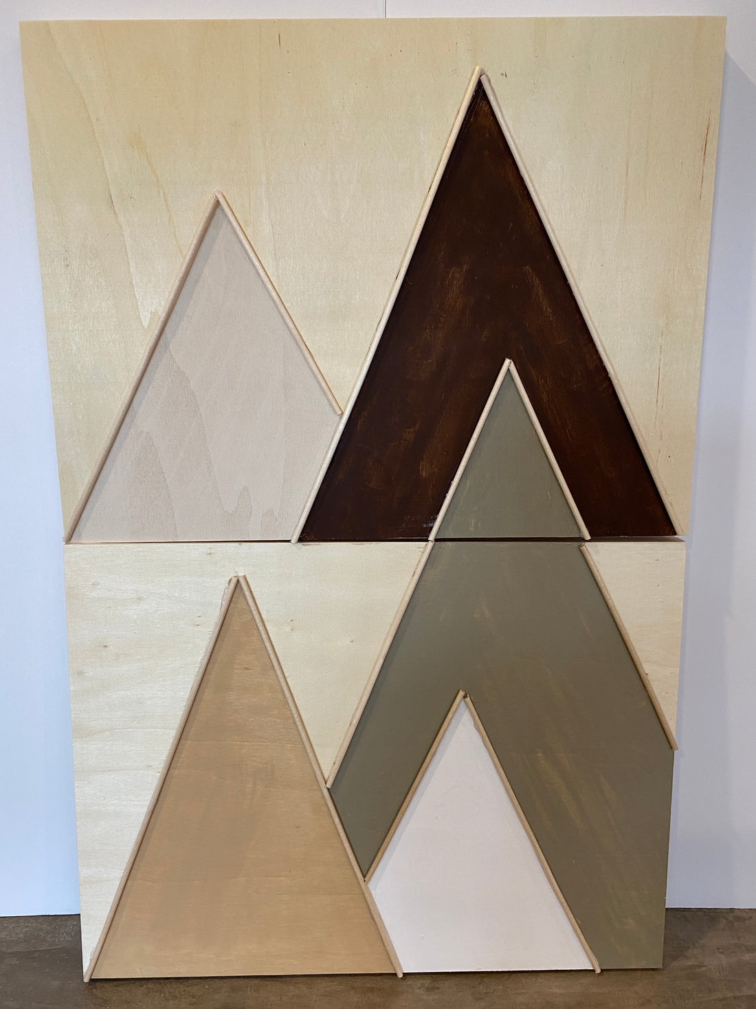 Ensemble de 2 toiles "Sommets Printemps"