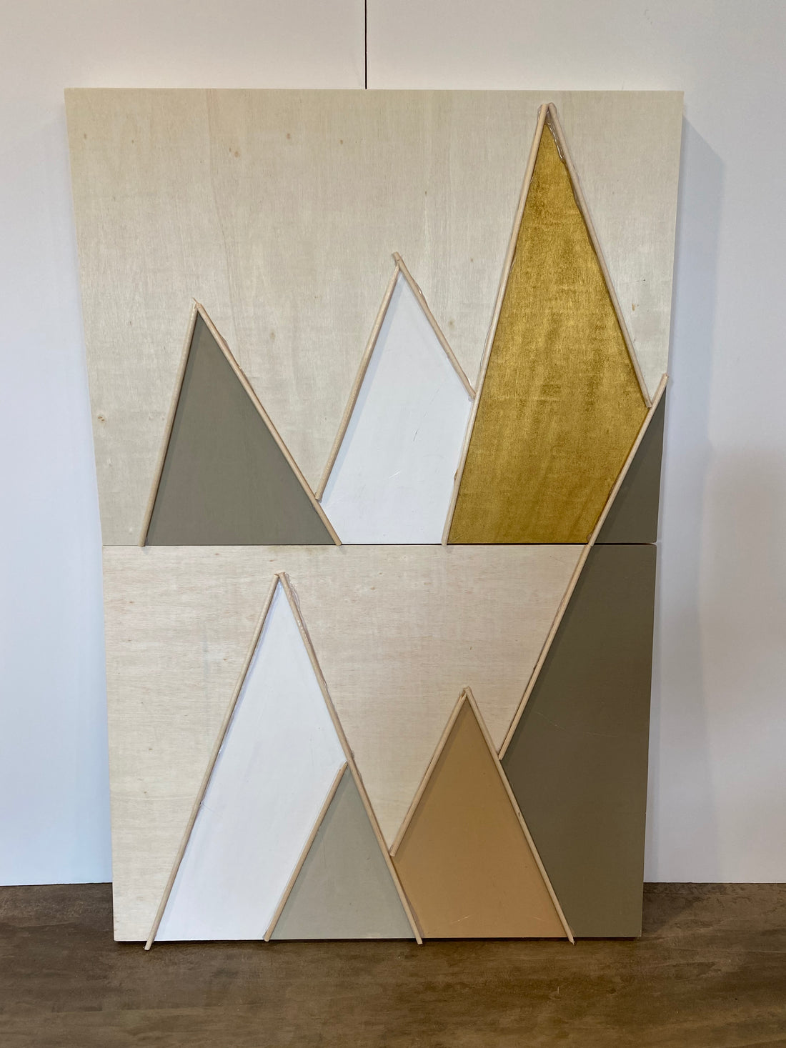 Ensemble de 2 toiles "Sommets Nature"