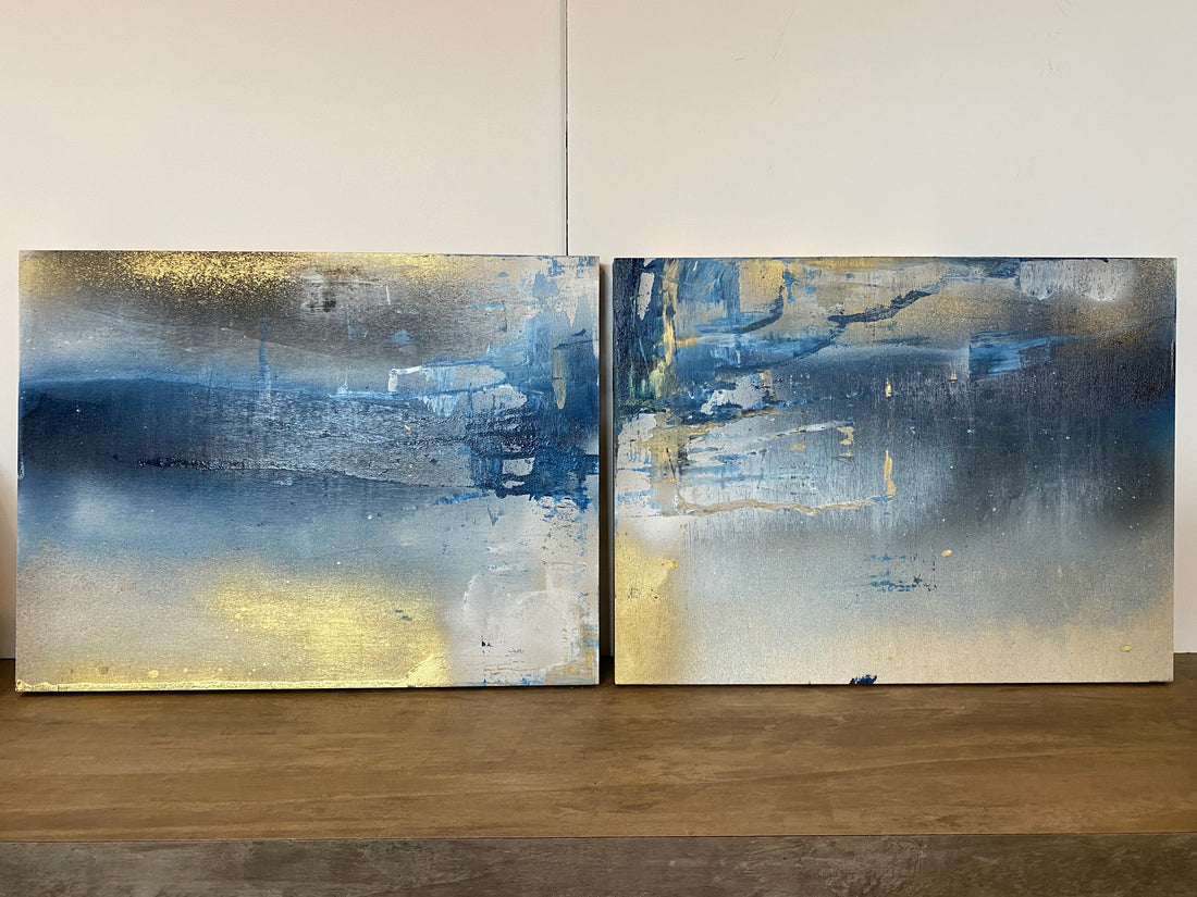 Ensemble de 2 toiles "Bora"