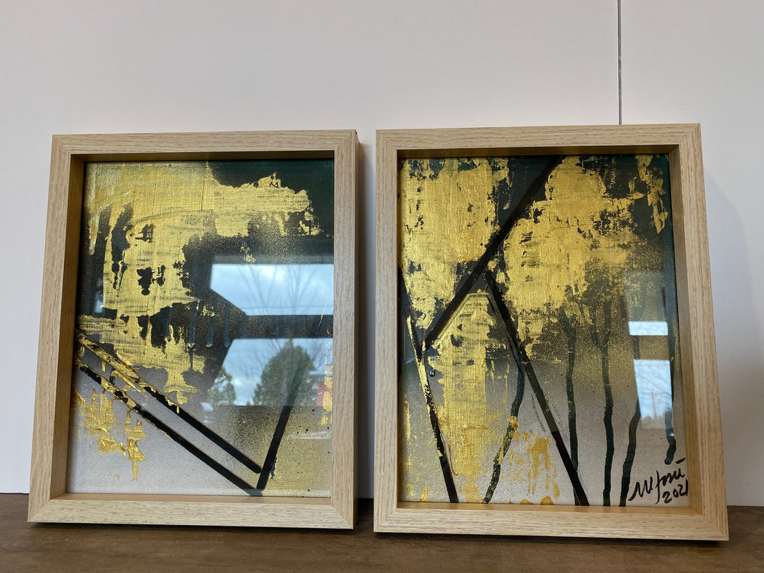 Ensemble de 2 encadrements "Éclair"