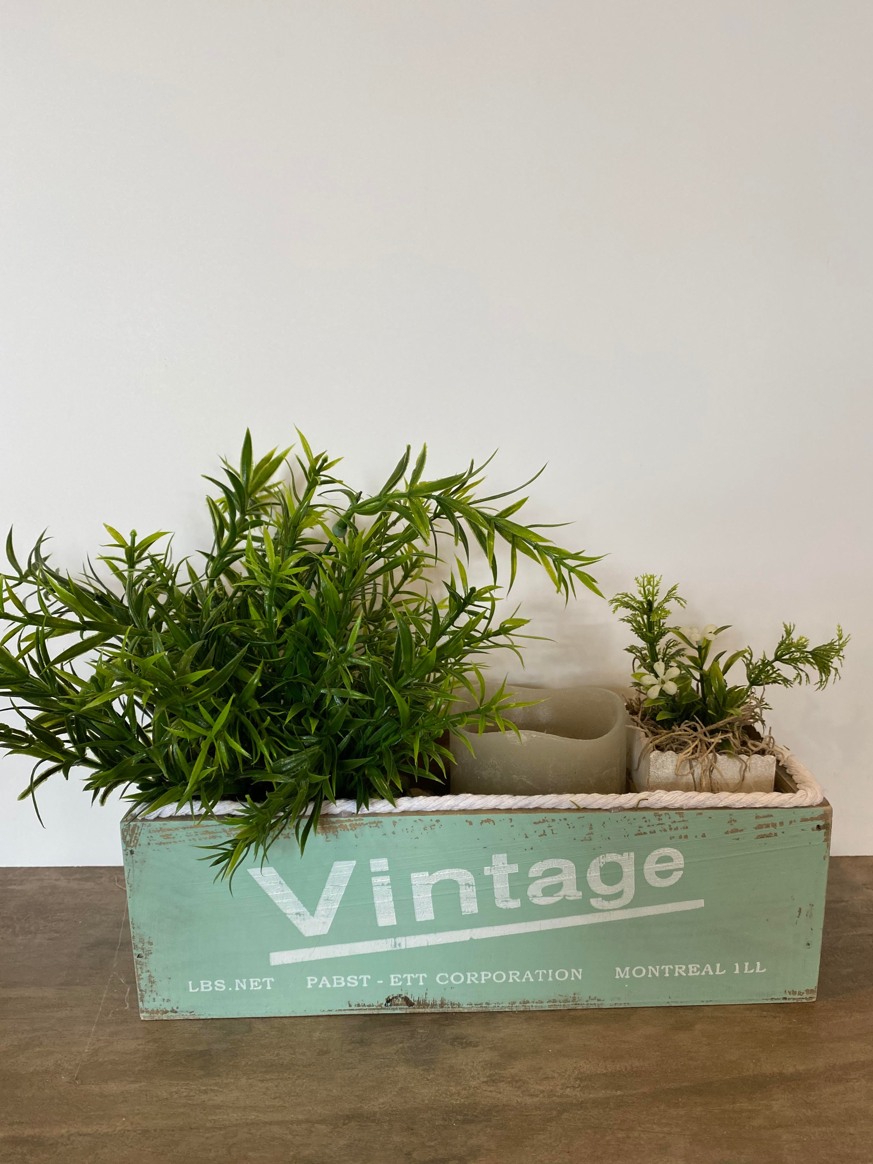 Vase en bois &quot;vintage&quot;