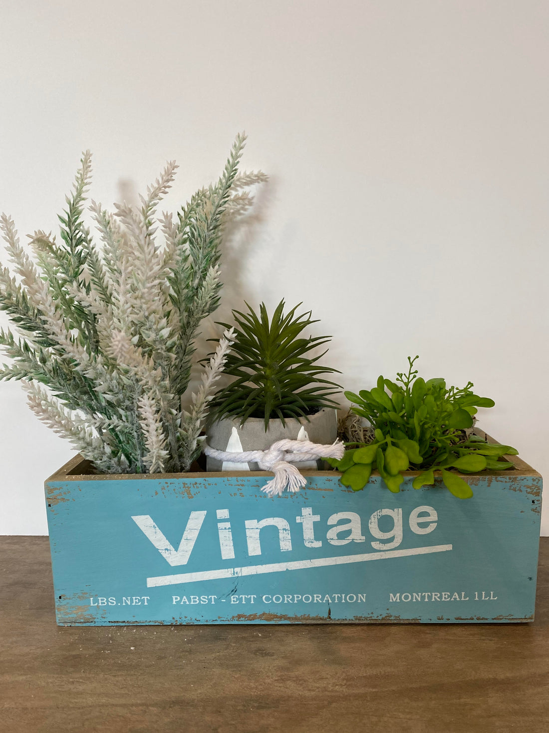 Vase en bois "vintage"